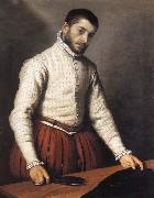 Giovanni Battista Moroni Portrait of a man oil painting on canvas